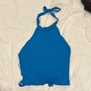 Zara blue top